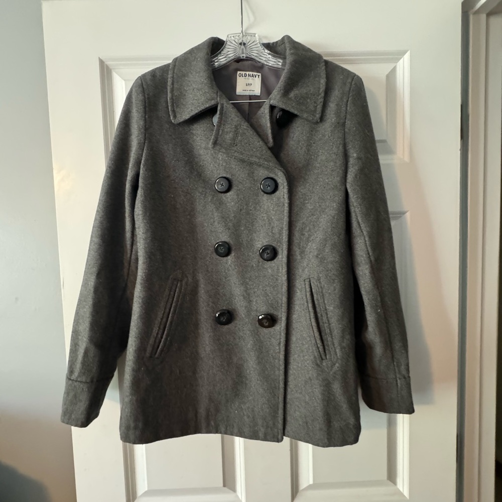 Old Navy Women's Charcoal Peacoat